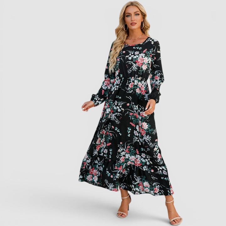 ROSEMARY | BOHEMIAN FLORAL MAXI DRESS