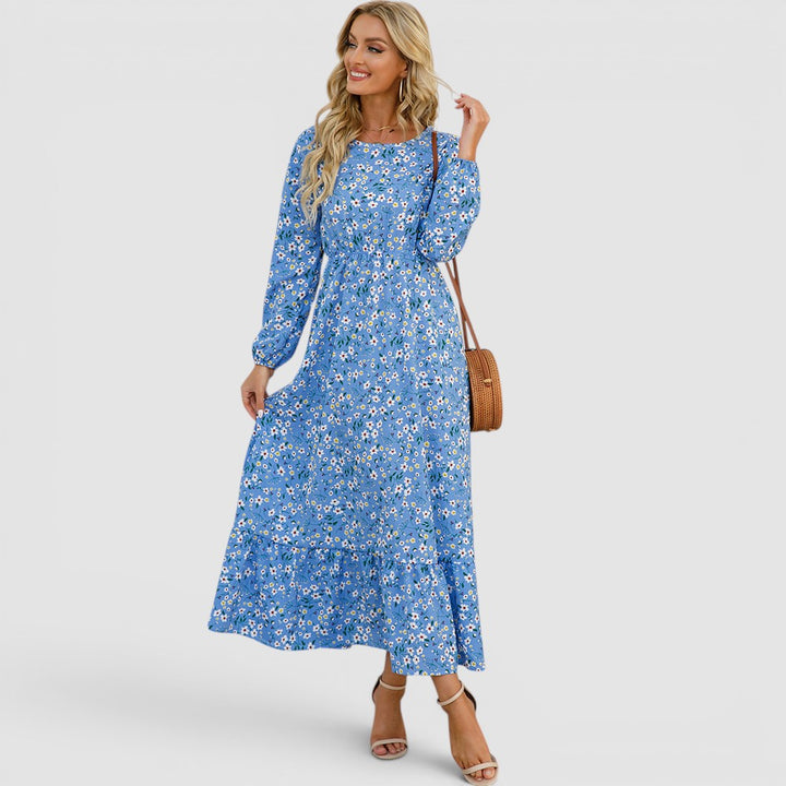 ROSEMARY | BOHEMIAN FLORAL MAXI DRESS