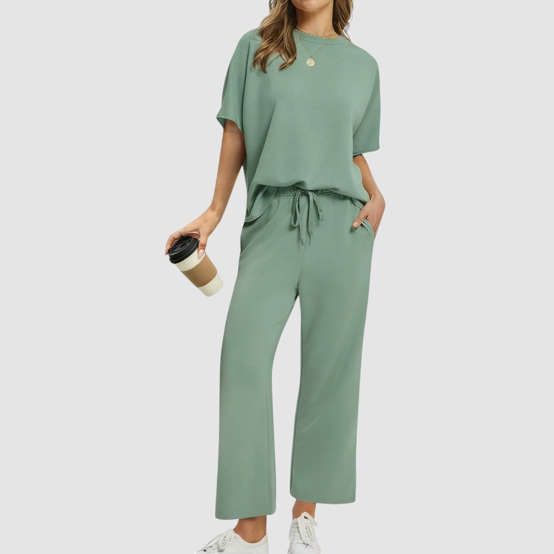 TATUM | RELAXED WIDE LEG TWO PIECE SET