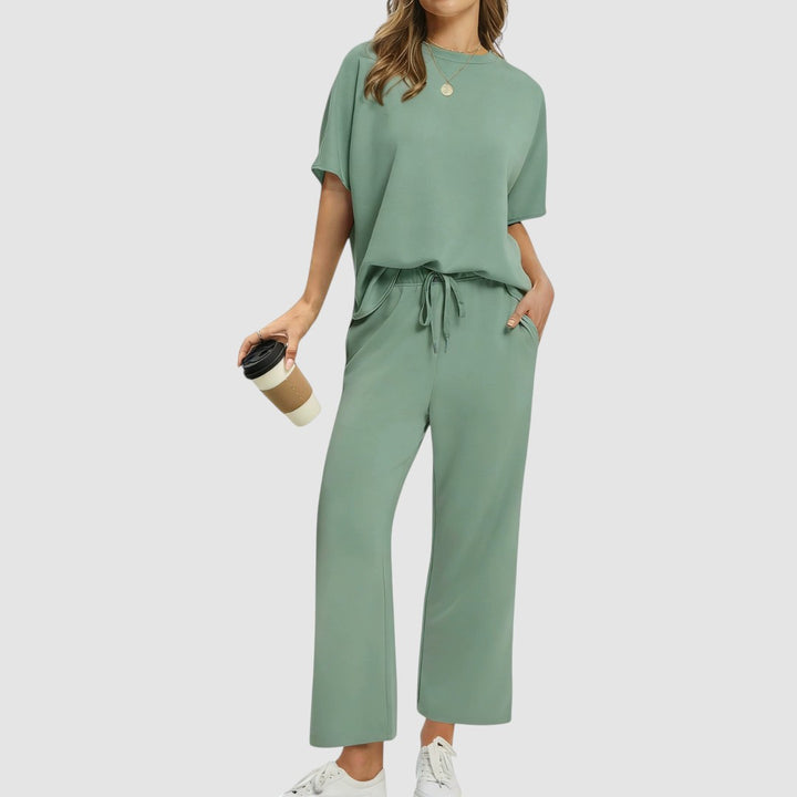 TATUM | RELAXED WIDE LEG TWO PIECE SET