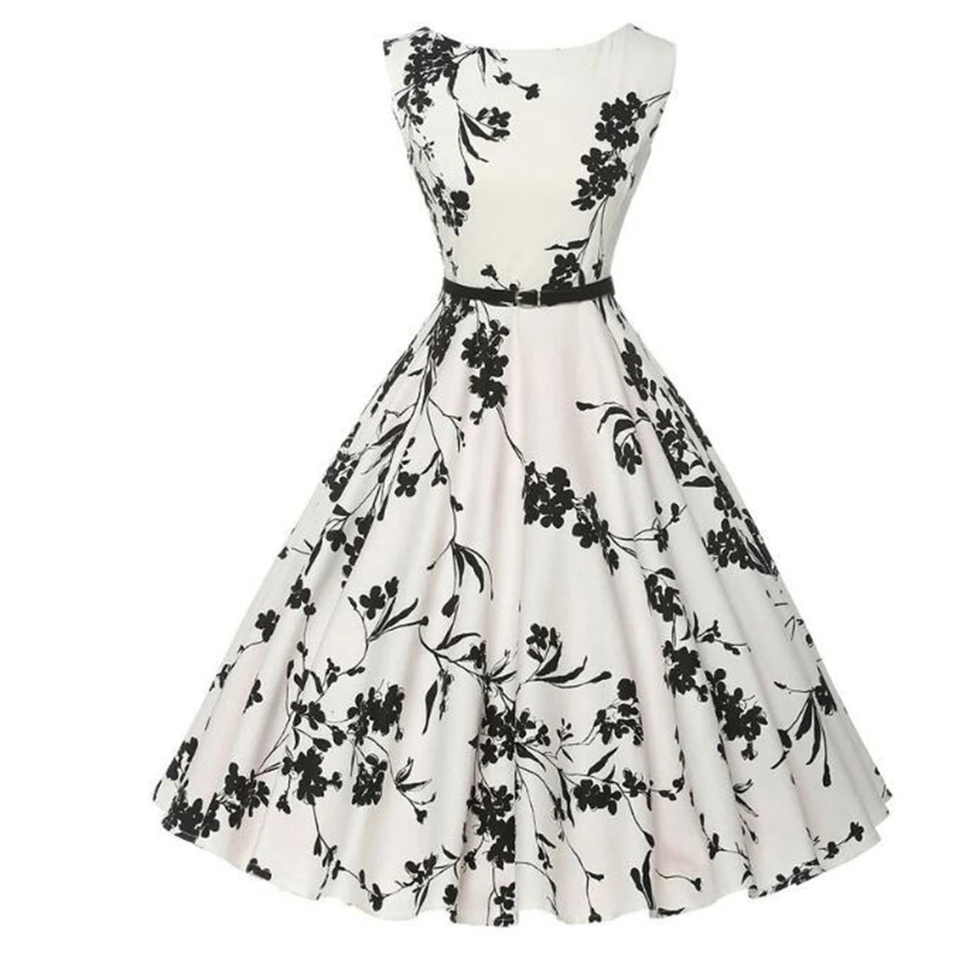 RITA | FLORAL VINTAGE SWING DRESS