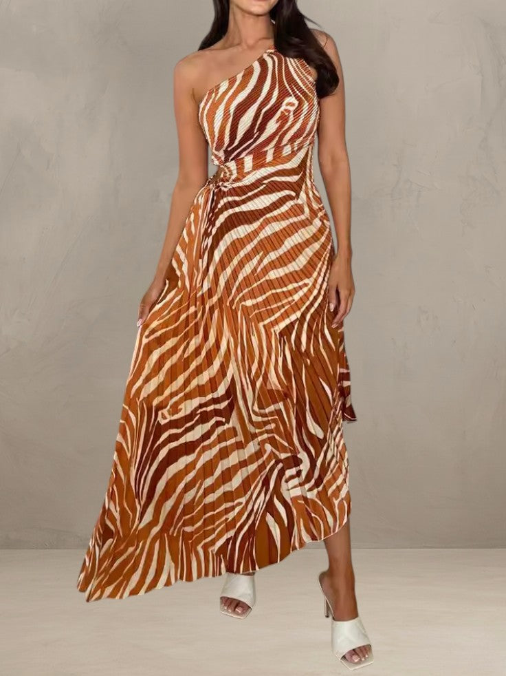 ADELINE | VIBRANT TROPICAL EVENING DRESS