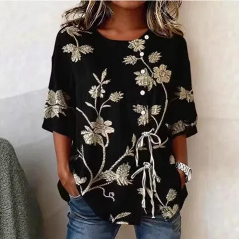 CELESTINA | FLORAL EMBROIDERED BLOUSE