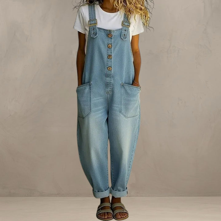 MIRELLA | RETRO DENIM DUNGAREES