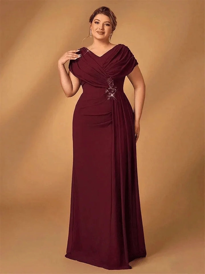 BEVERLEY | CHIFFON EVENING MAXI DRESS