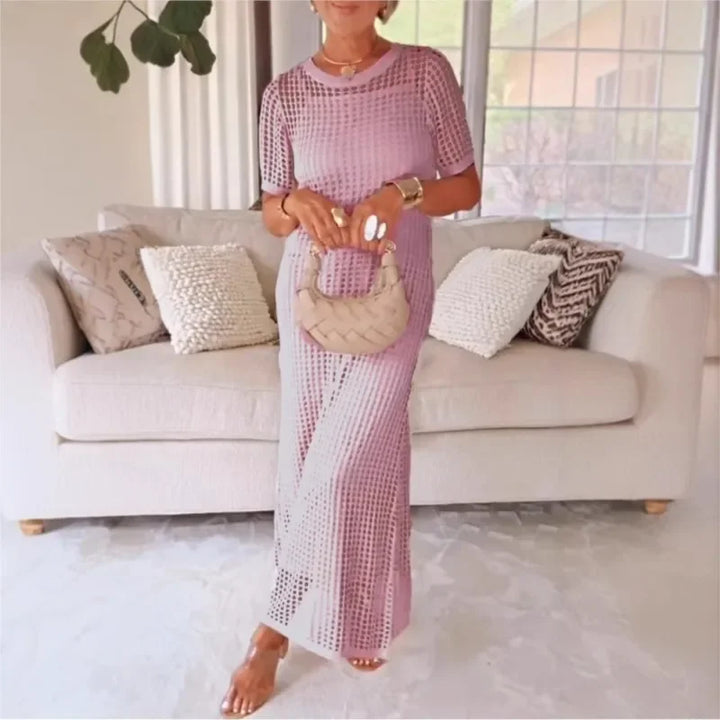 AUDREY | CROCHET MIDI DRESS SET