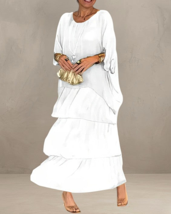 LUNARA | FLOWING ELEGANT MAXI DRESS