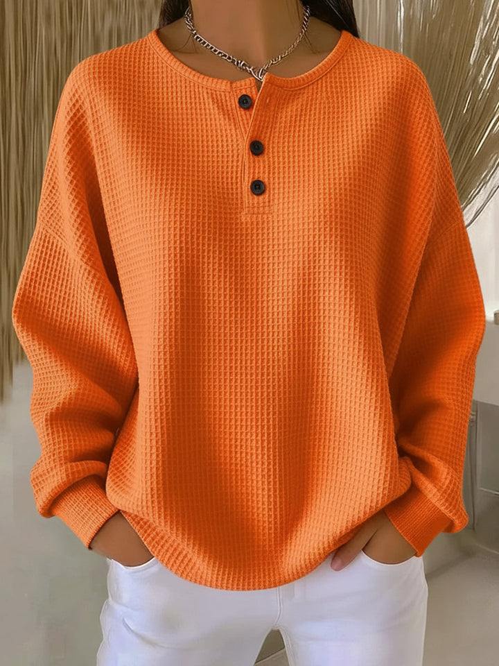 KLARA SWEATER | RELAXED WAFFLE TEXTURE