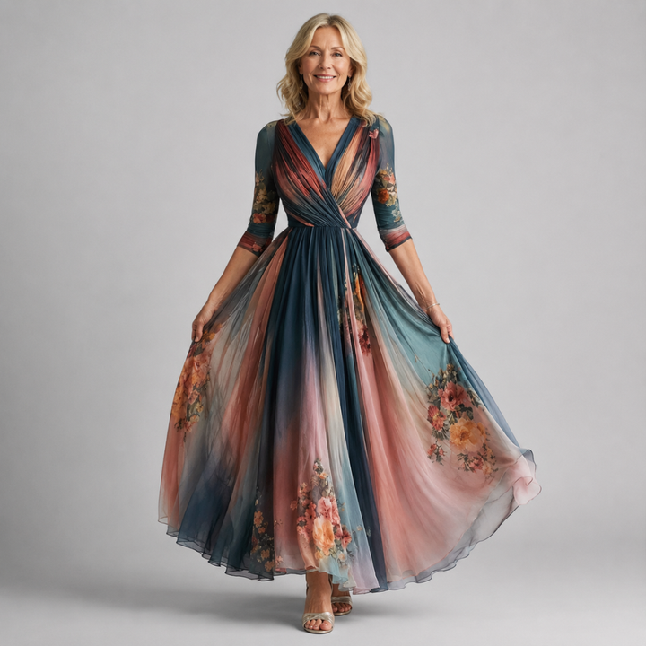 TERESA | BOHEMIAN FLORAL MAXI DRESS