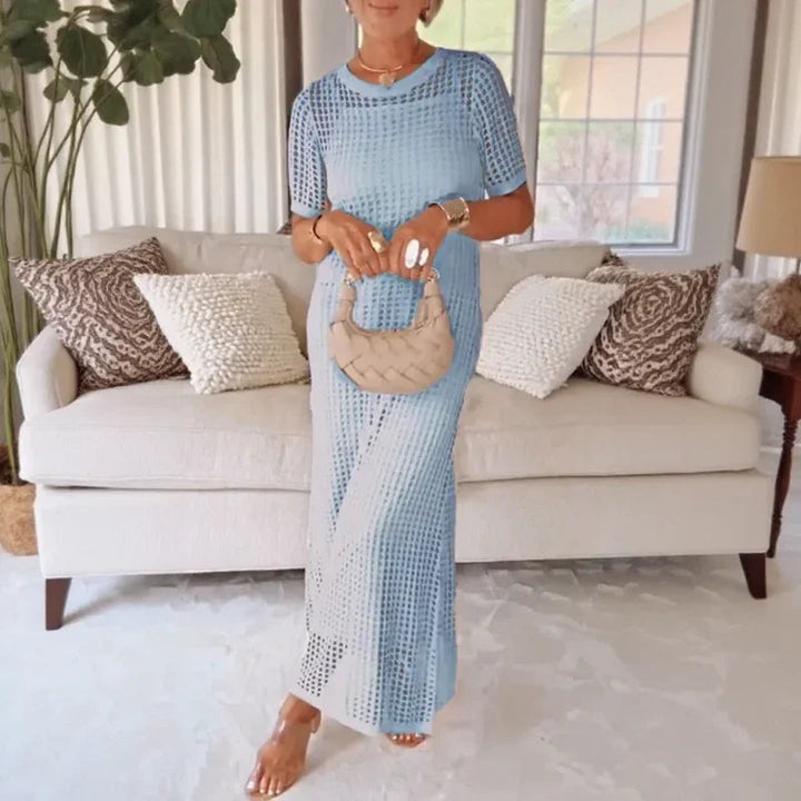 AUDREY | CROCHET MIDI DRESS SET