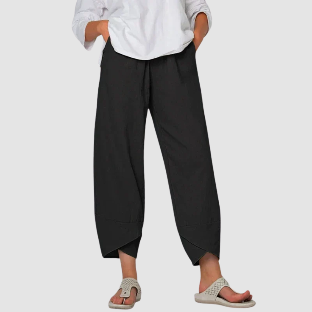 HARLENA | RELAXED LINEN TROUSERS