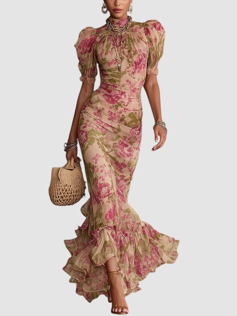 ROSE | VINTAGE ROSE MAXI DRESS