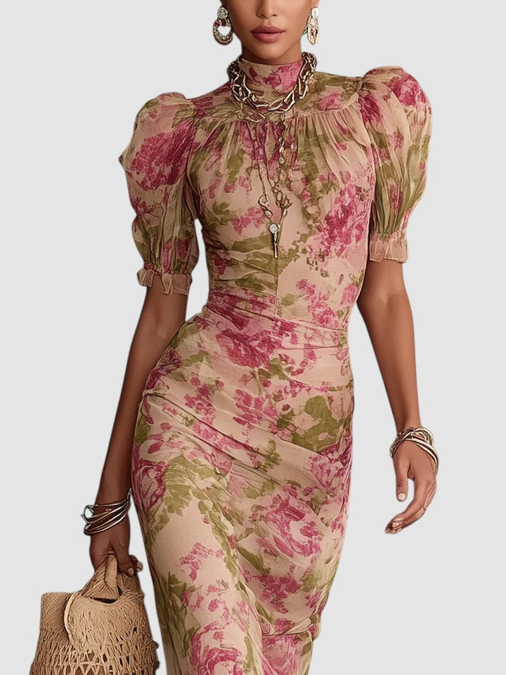 ROSE | VINTAGE ROSE MAXI DRESS