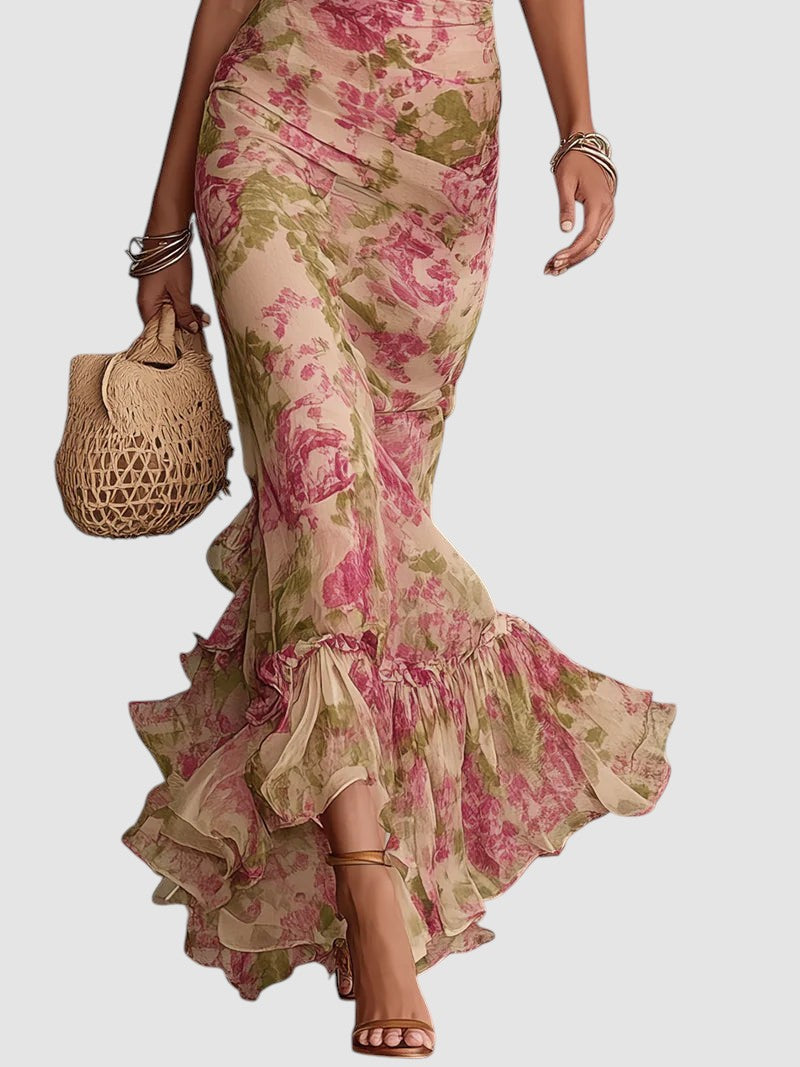 ROSE | VINTAGE ROSE MAXI DRESS