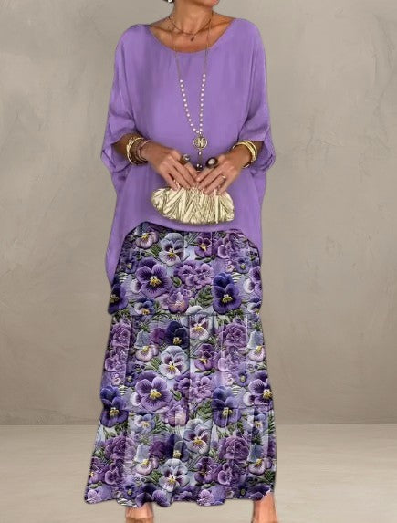 LUNARA | FLOWING ELEGANT MAXI DRESS