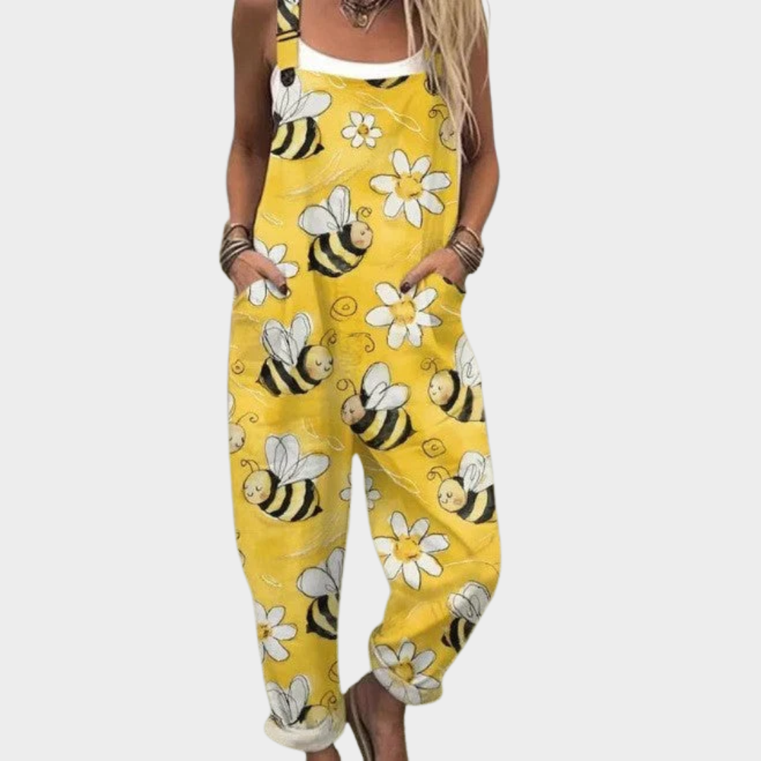 RELAXED DUNGAREE JUMPSUIT
