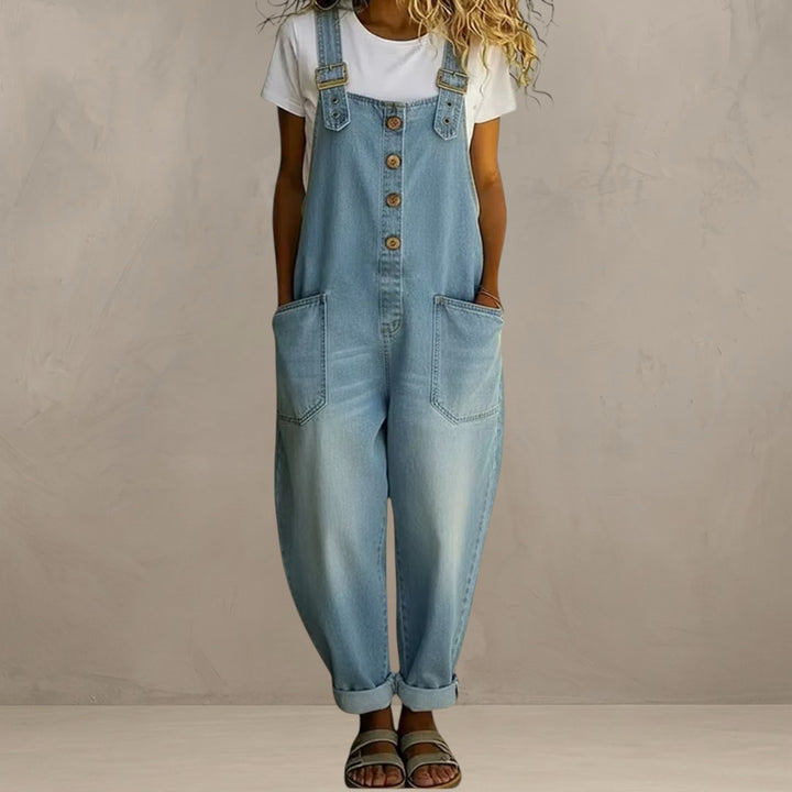 MIRELLA | RETRO DENIM DUNGAREES