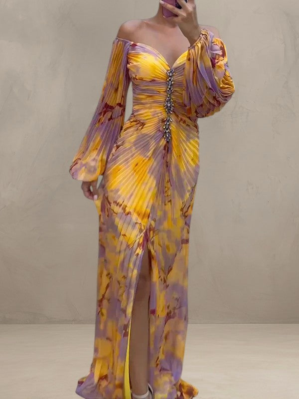 JAMELIA | ELEGANT DRESS WITH V-NECK