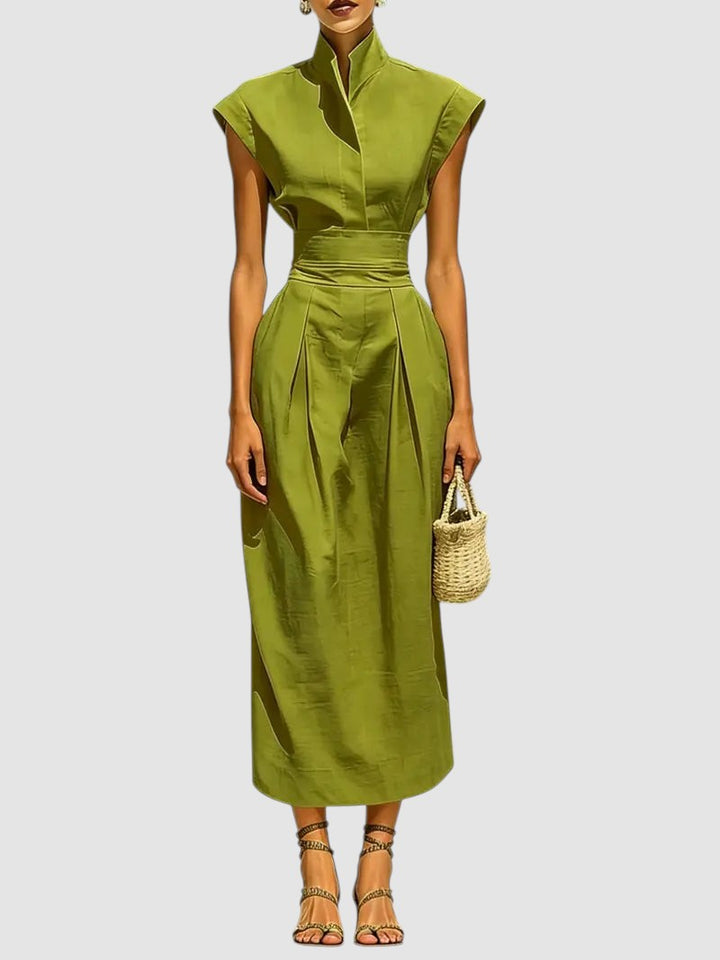 SERAPHINE | SCULPTED MIDI DRESS