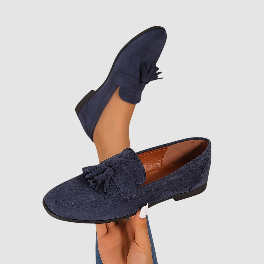 EDMONDA | ORTHOPAEDIC NAVY LOAFERS