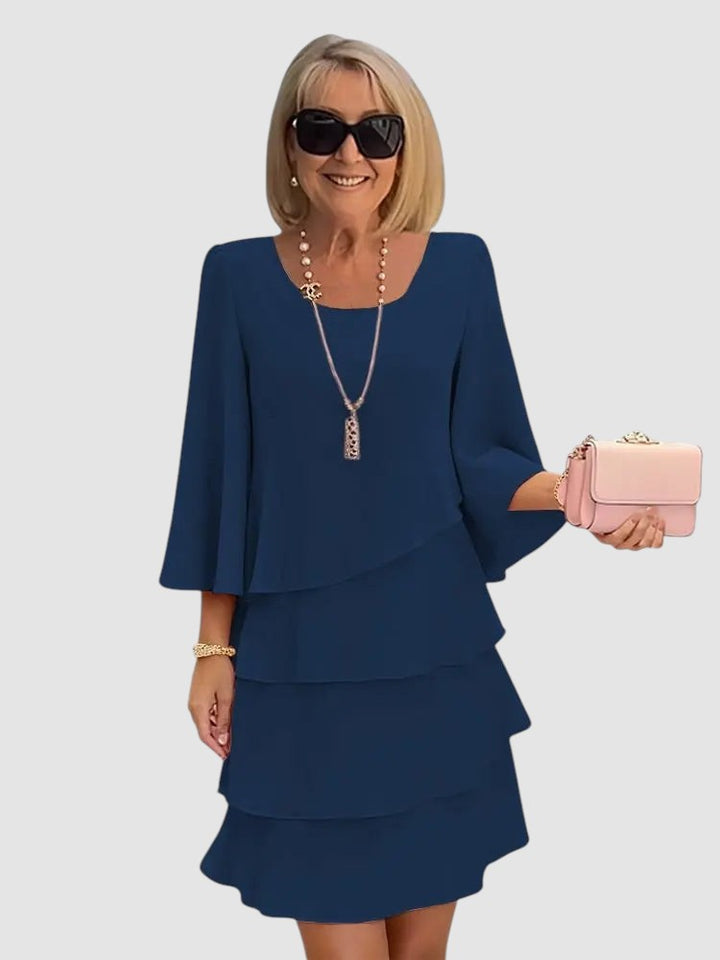 CAMILLE | RUFFLE MIDI SUMMER DRESS