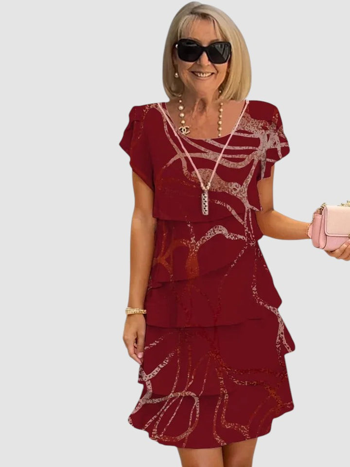 CAMILLE | RUFFLE MIDI SUMMER DRESS