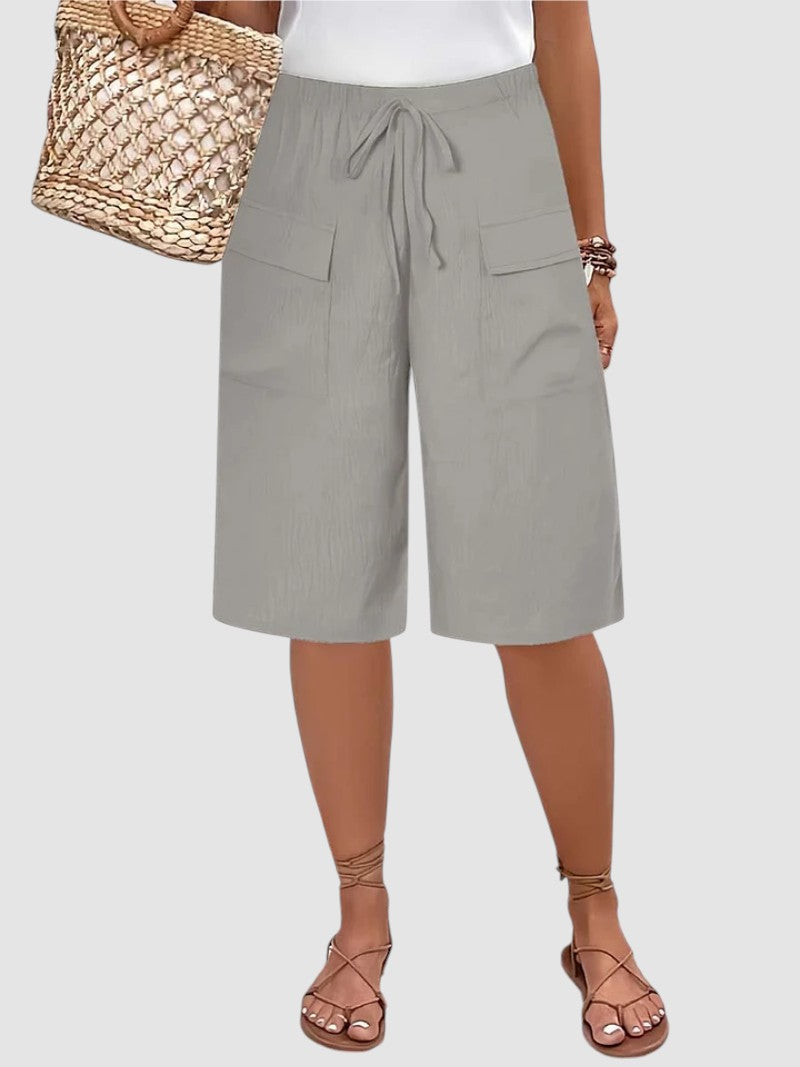 LINA | ELASTIC WAIST SHORTS