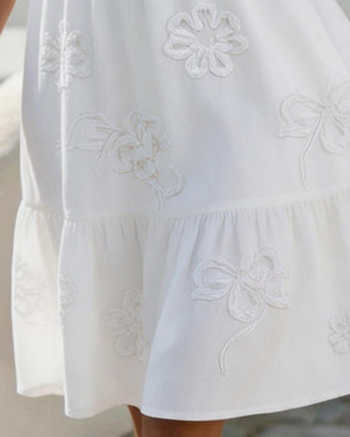 PAIGE | FLORAL PUFF SLEEVE DRESS
