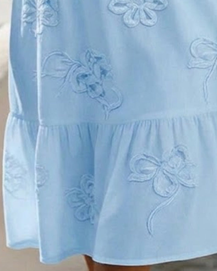 PAIGE | FLORAL PUFF SLEEVE DRESS
