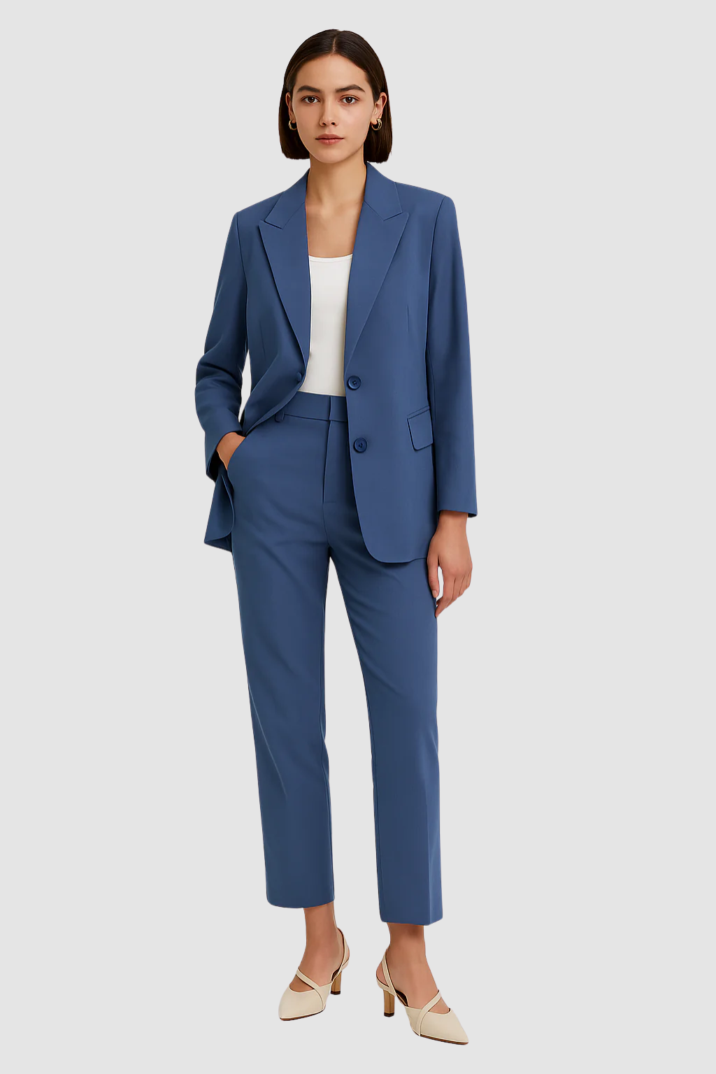 Women’s Business Set – Blazer-Look, Elegant & Slim Fit