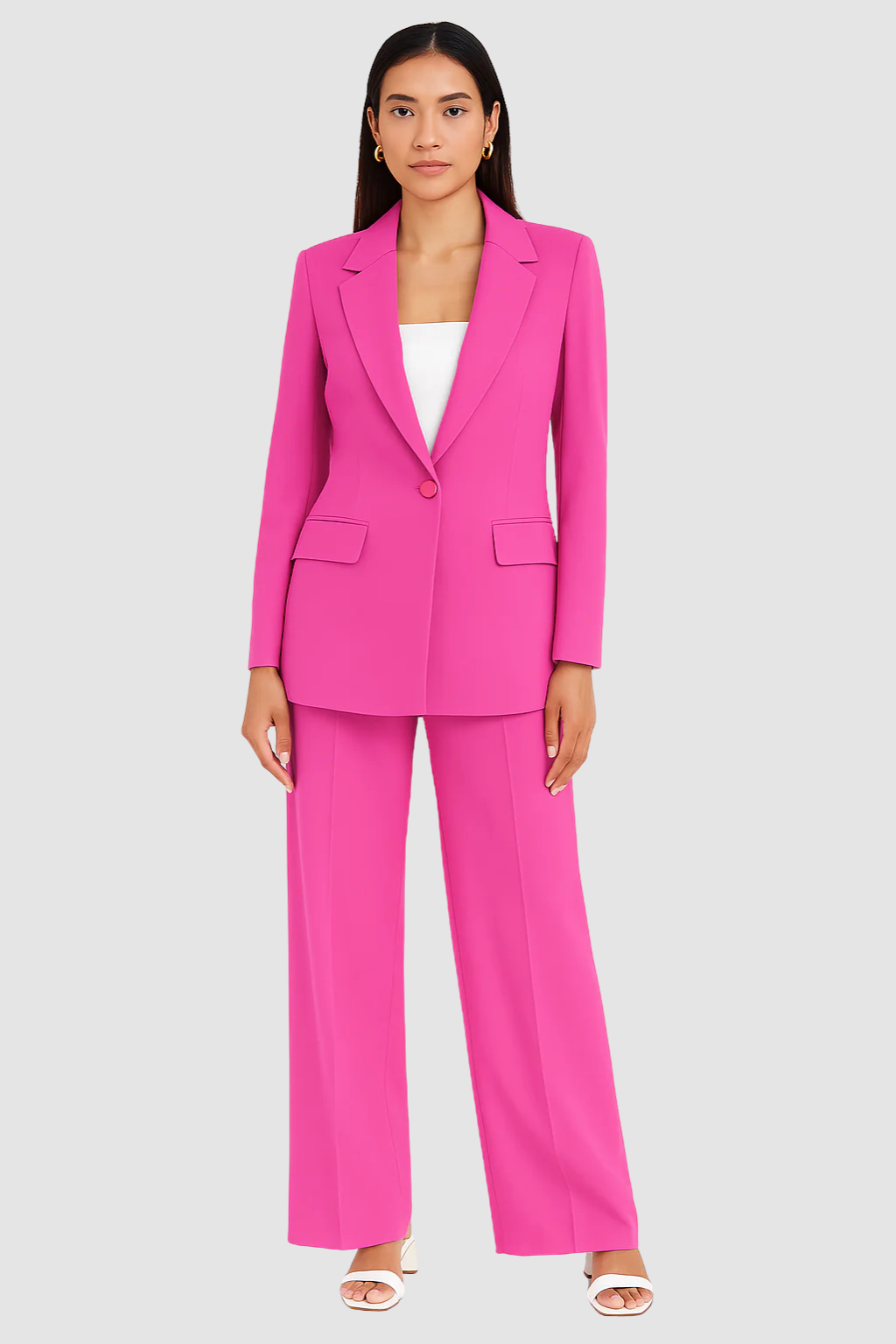 Women’s Blazer Set – Linen-look, Elegant & Comfortable