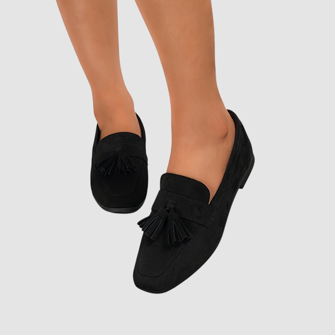 EDMONDA | ORTHOPAEDIC NAVY LOAFERS