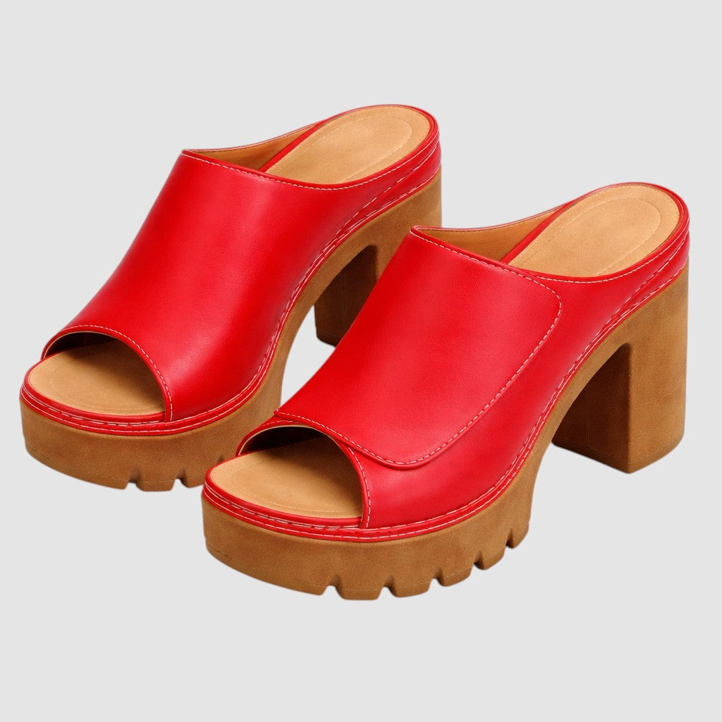 LOUISE | PLATFORM MULE SANDALS
