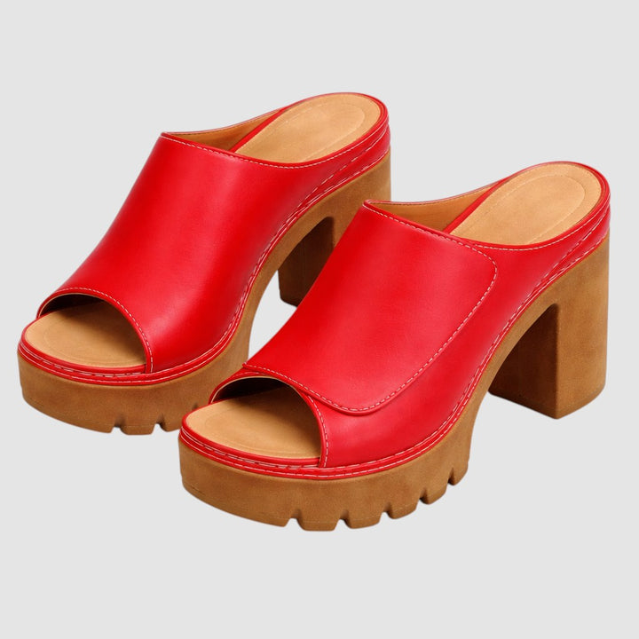 LOUISE | PLATFORM MULE SANDALS