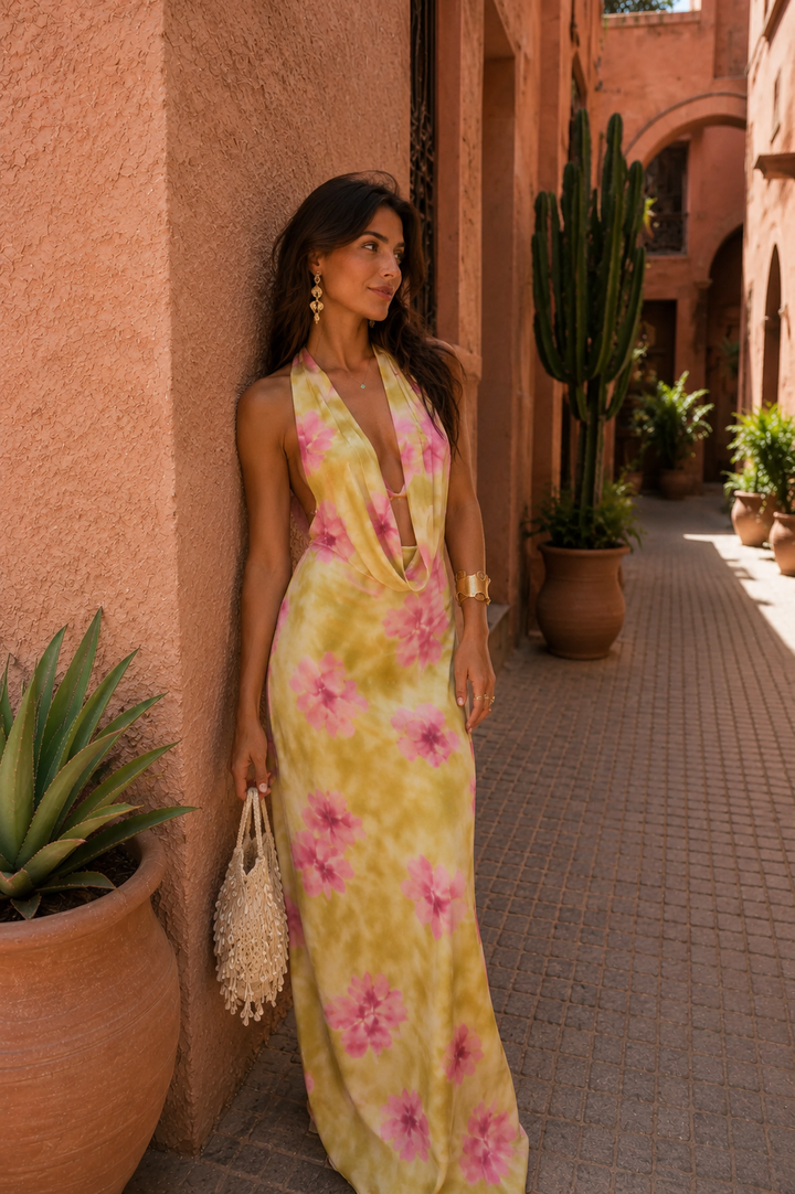 MARBELLA | TROPICAL HOLIDAY MAXI DRESS