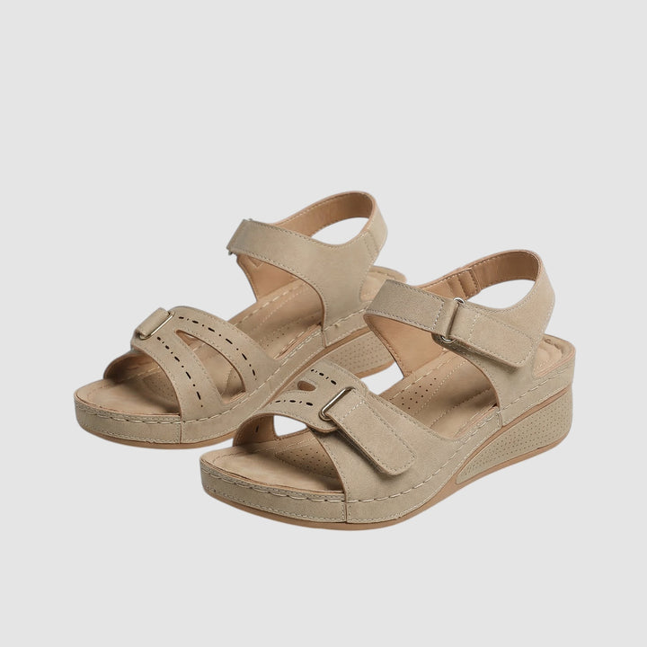 ANTONIA | COMFORTABLE ORTHOPAEDIC WEDGE SANDALS
