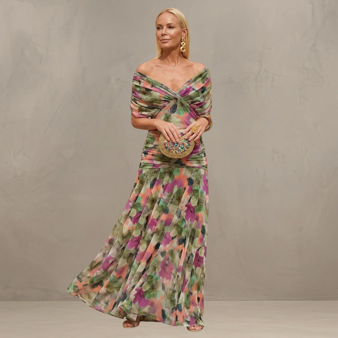 FLORENDRA | FLORAL MAXI DRESS