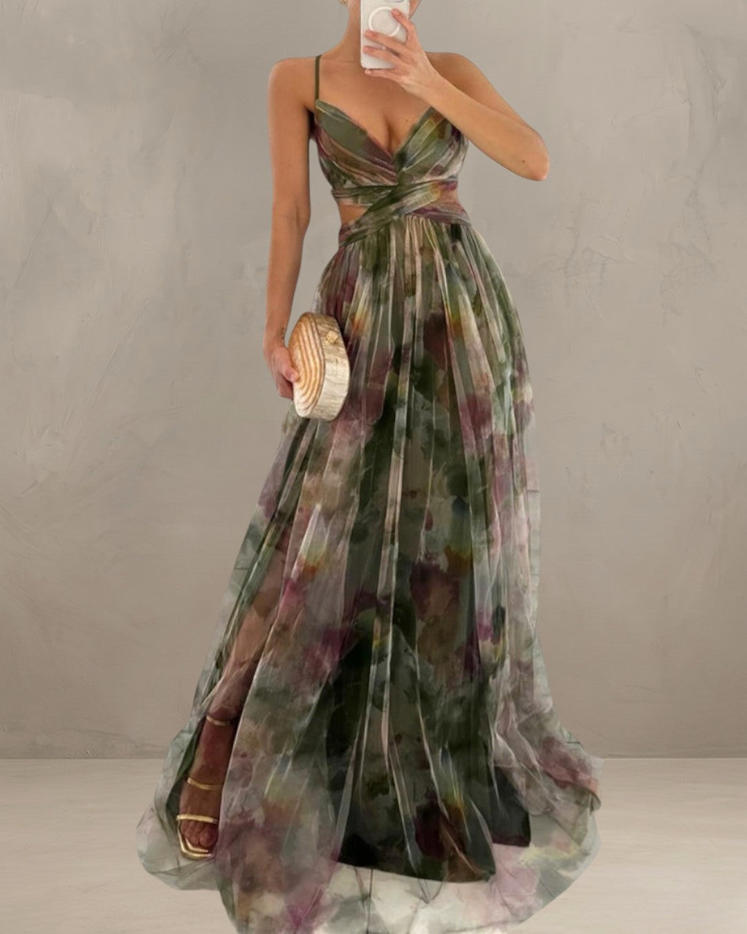 GRACE | ROMANTIC SHEER-LAYERED DRESS