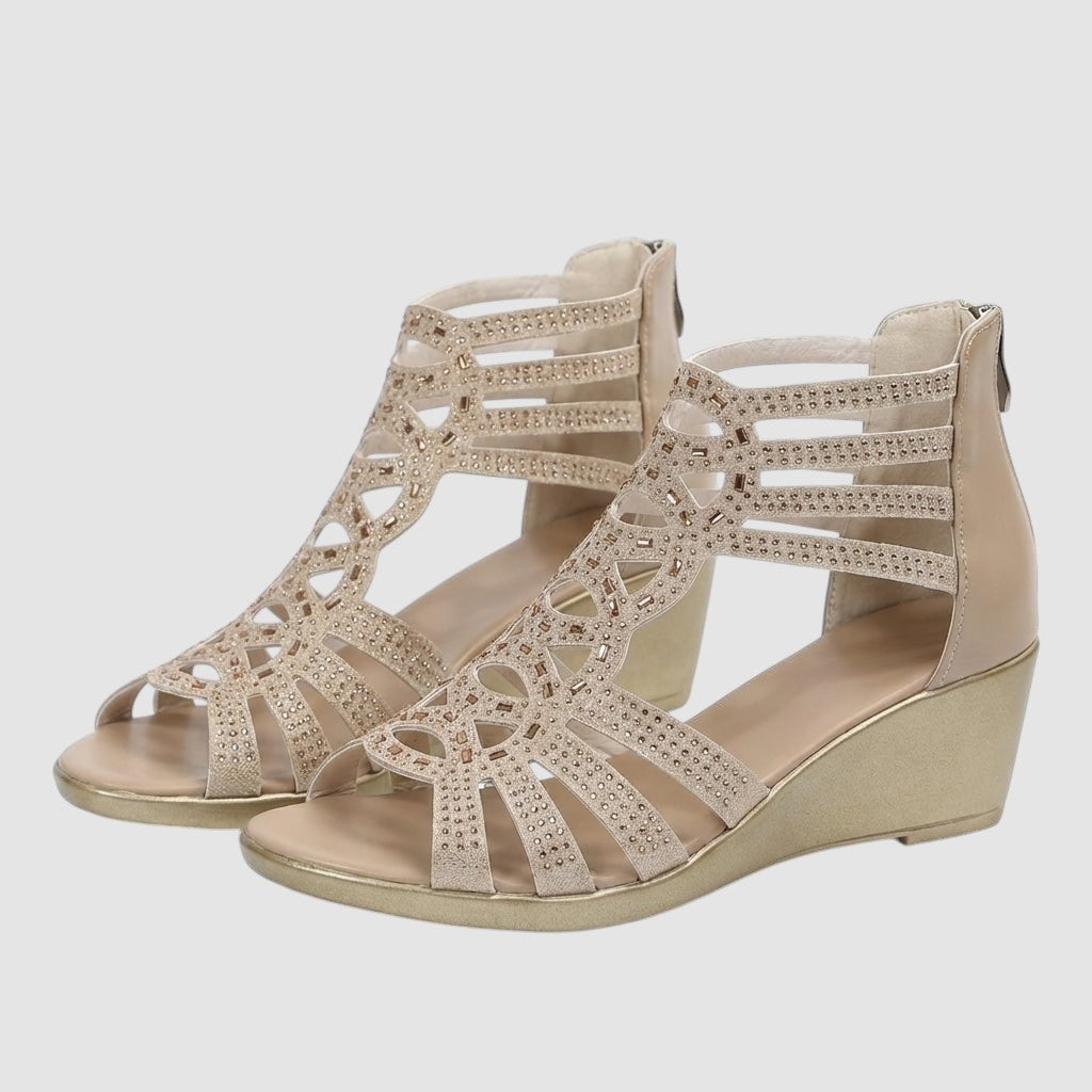 ELVIRA | ELEGANT WEDGE SANDALS