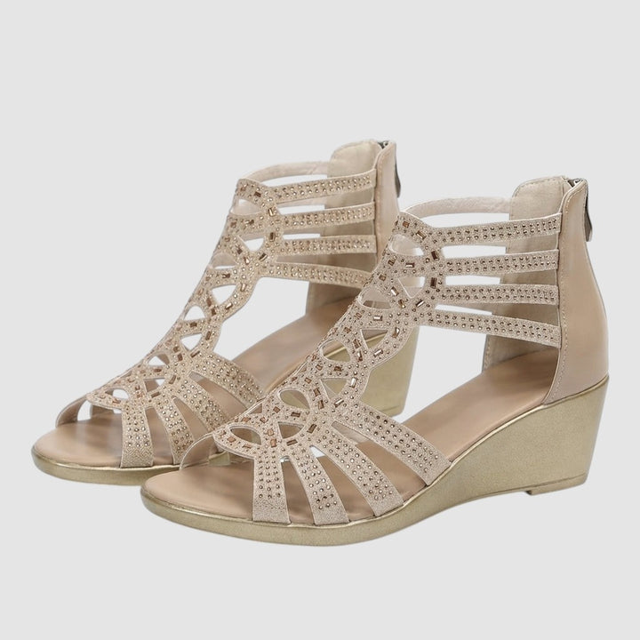 ELVIRA | ELEGANT WEDGE SANDALS