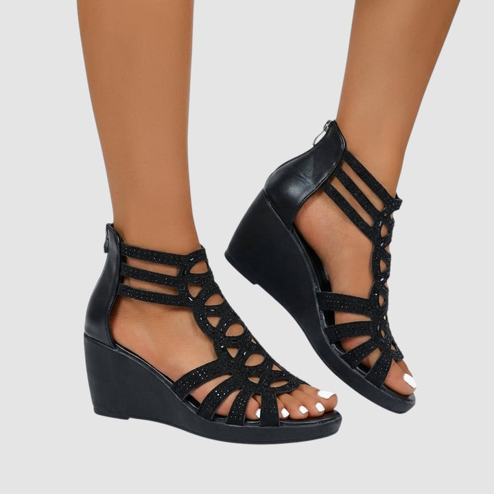 ELVIRA | ELEGANT WEDGE SANDALS