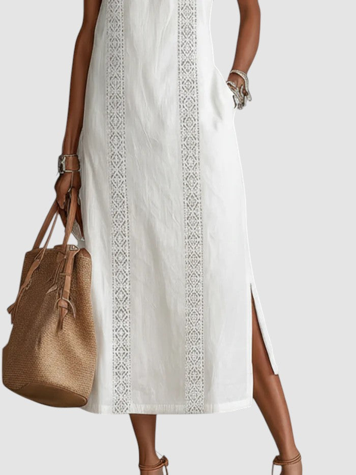 JIMENA | MANDARIN MIDI DRESS