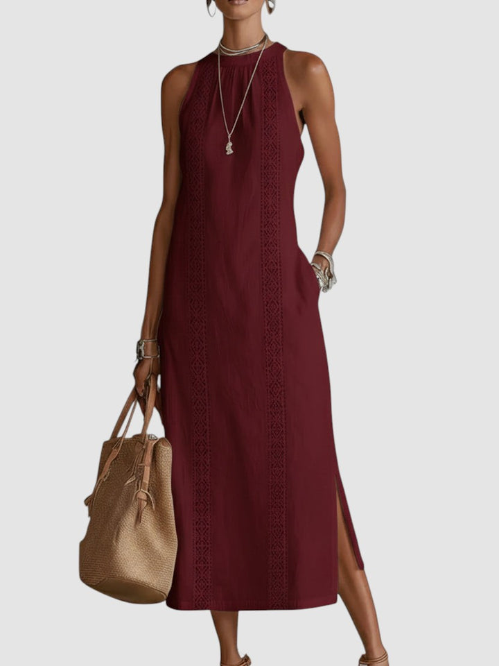 JIMENA | MANDARIN MIDI DRESS