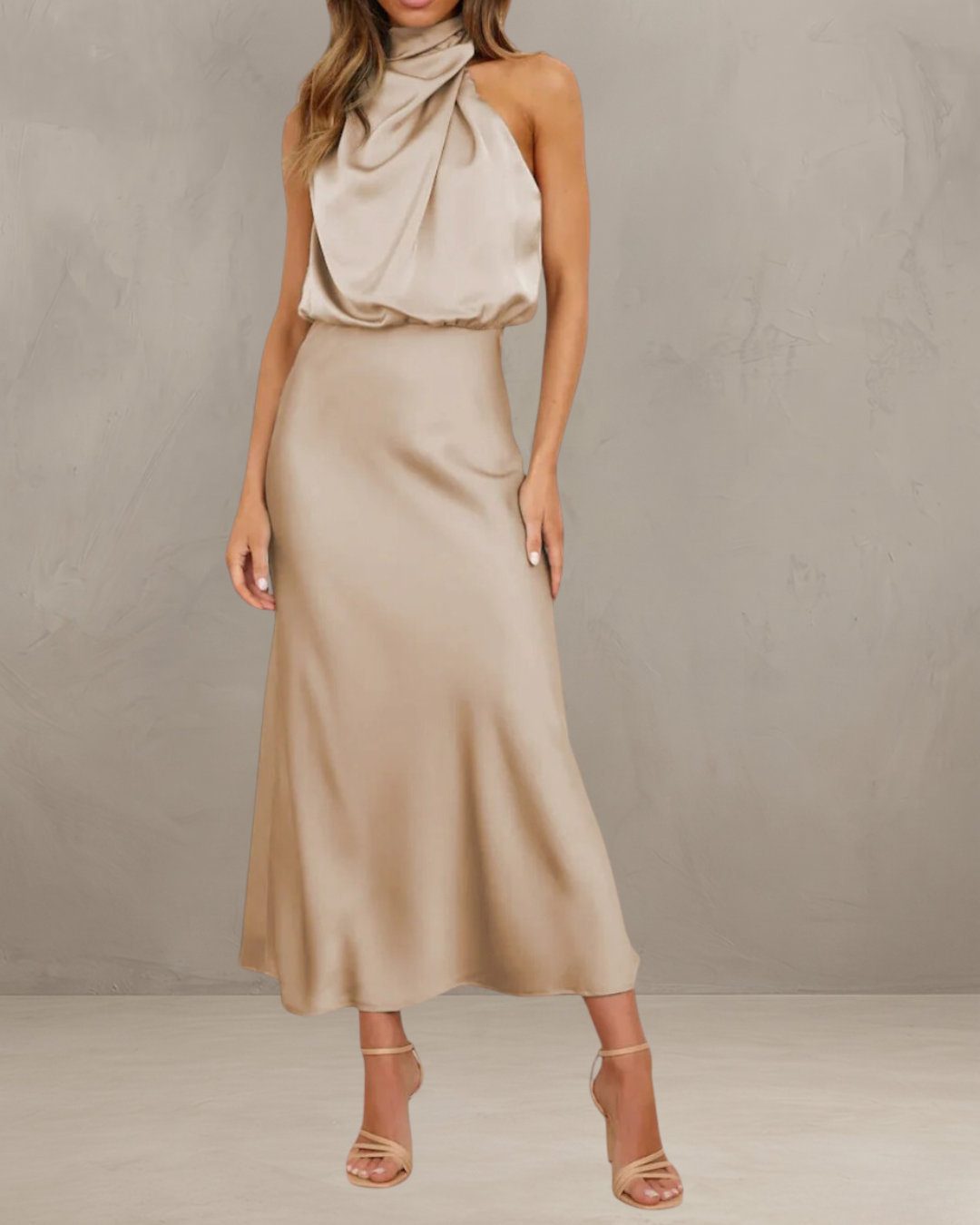 VIOLET | SAHARA DRAPED DRESS